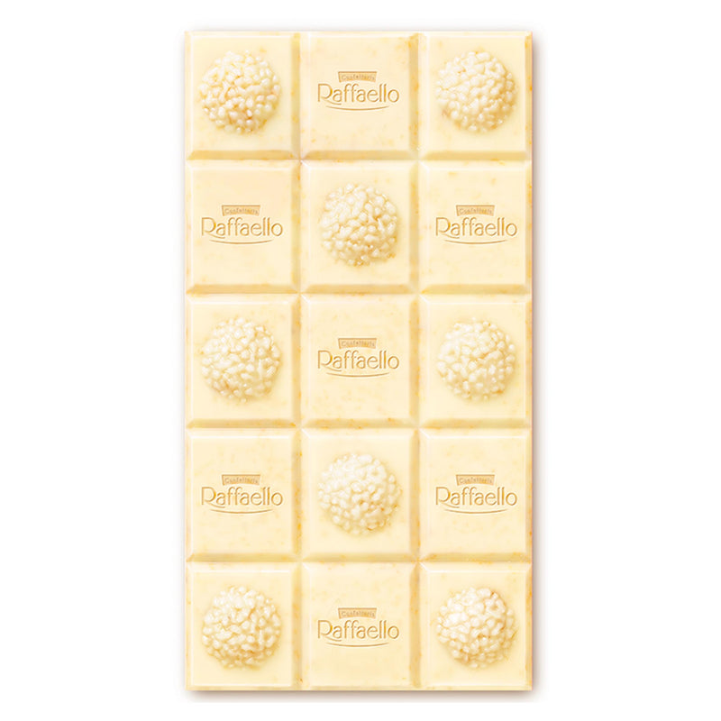 Ferrero Raffaello white chocolate bar 90g (British brand)