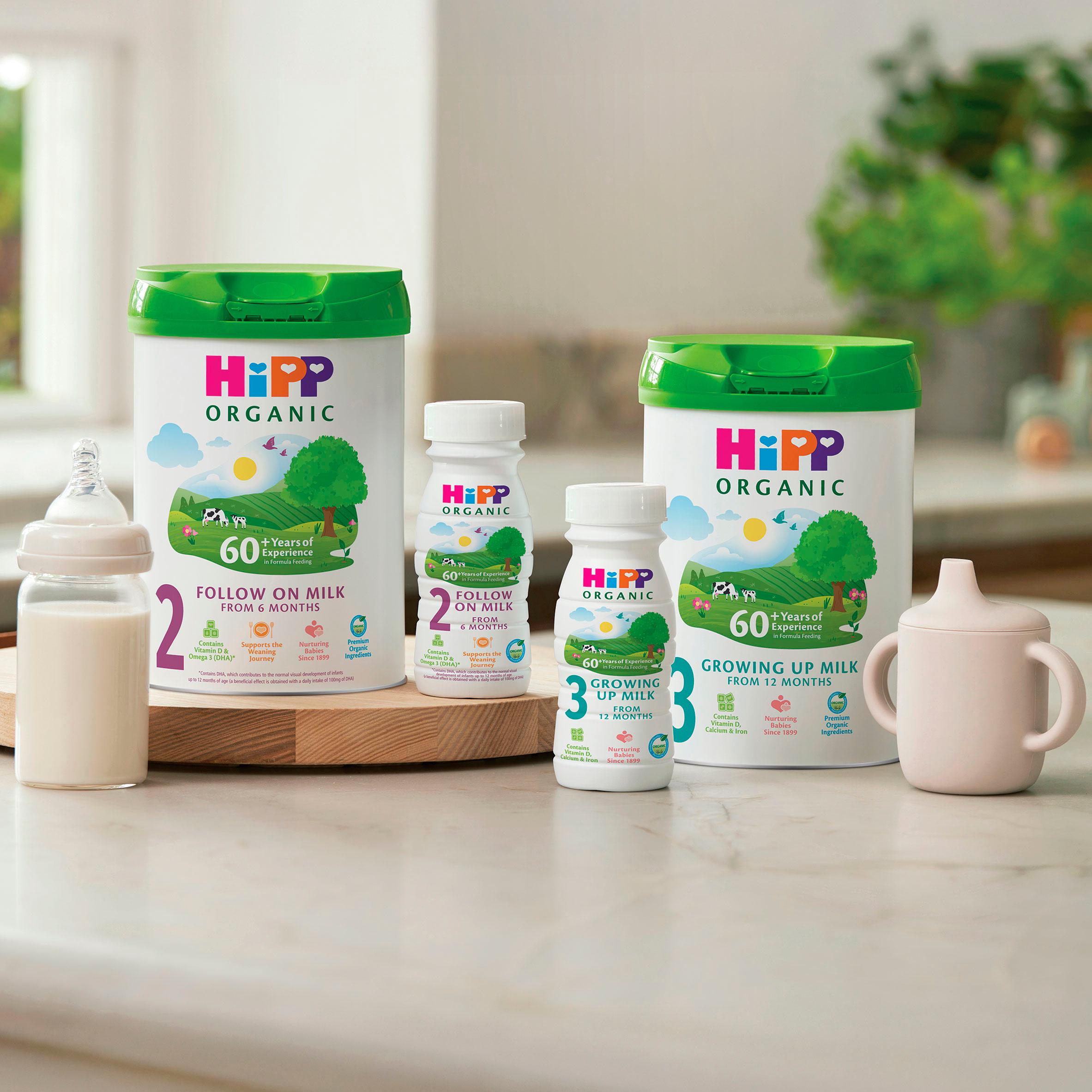 HiPP baby milk formula follow on organic 800g, imported from the UK