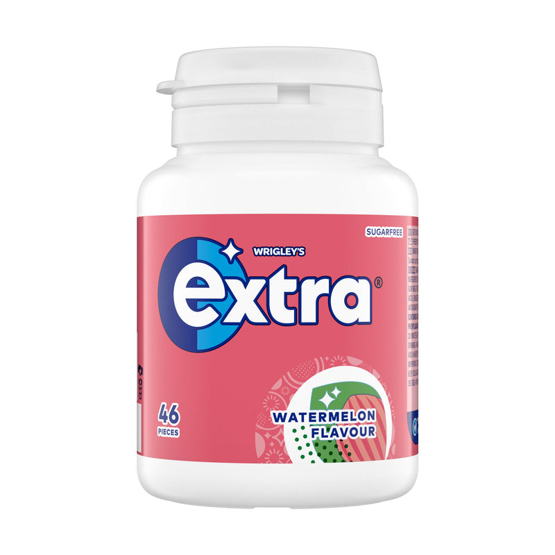 Extra sugarfree chewing gum watermelon flavour 46 pieces, imported from the UK