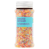 Sainsbury's coloured vermicelli cake decorations 70g, UK version