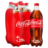 Coca-Cola Original Taste 4x1.25L soft drink, UK version