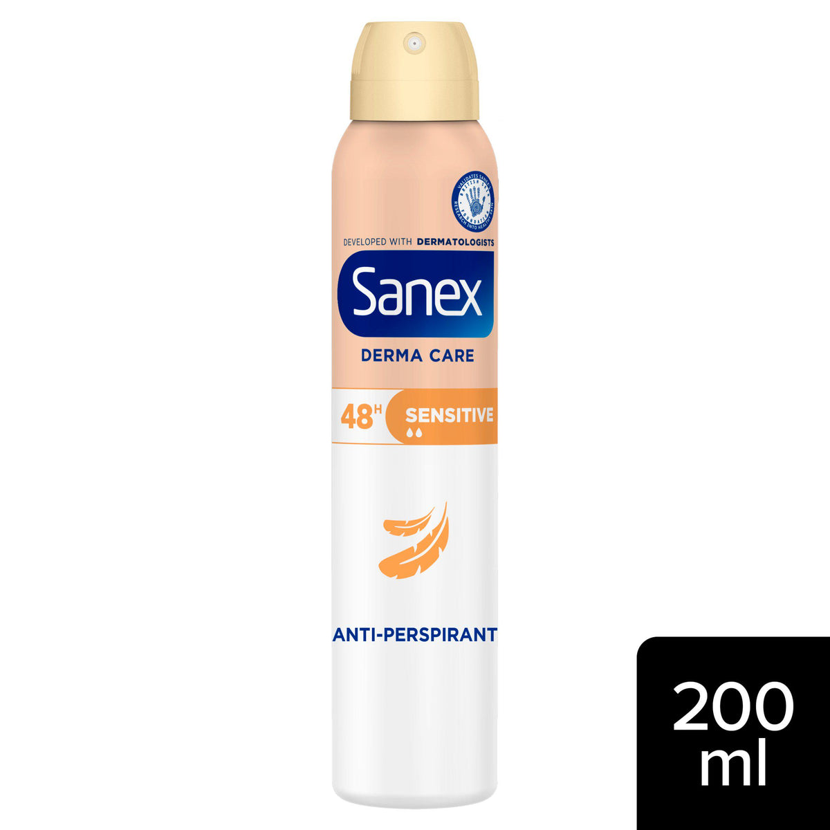 Sanex Sensitive antiperspirant spray deodorant 200ml (British brand)