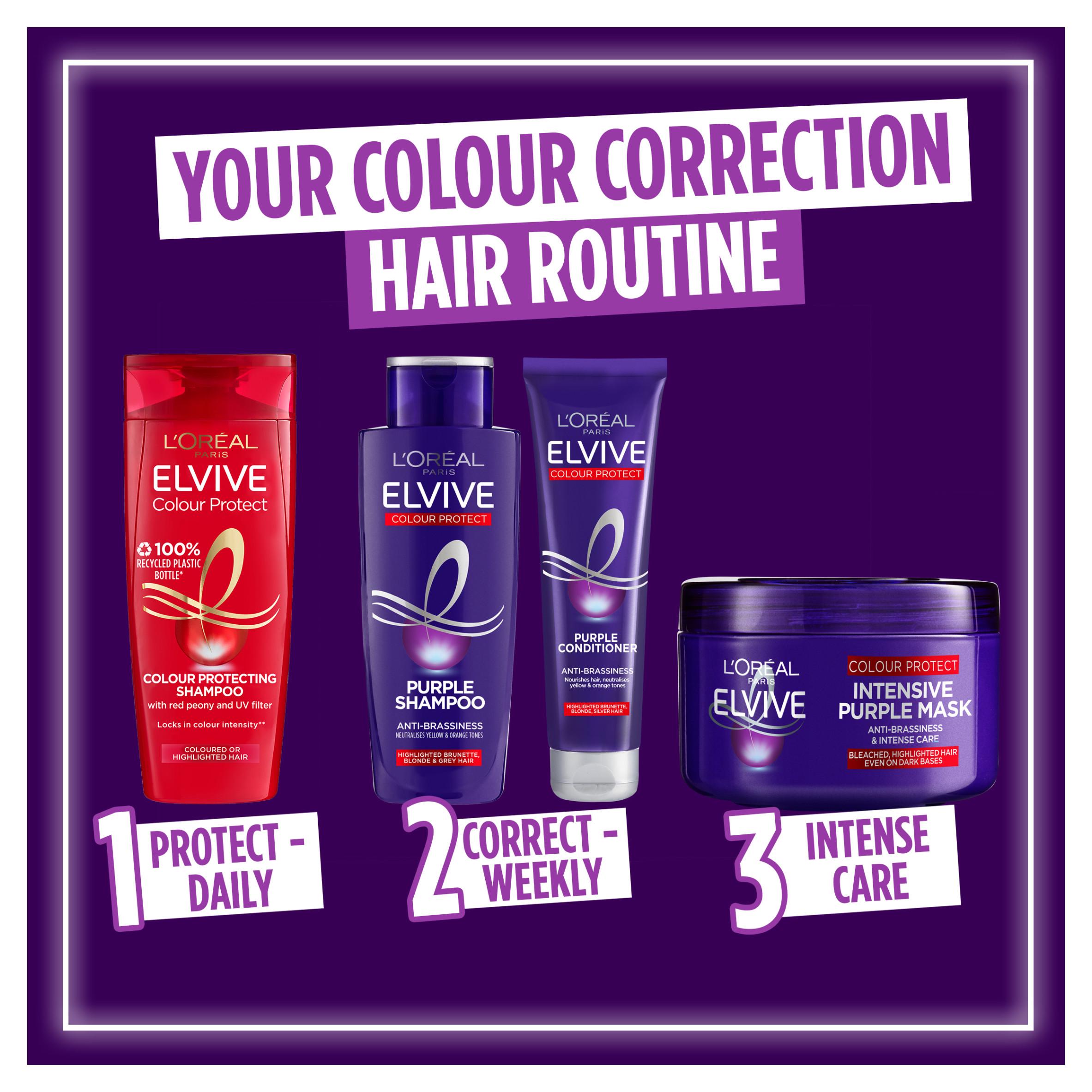 L'Oreal Elvive Colour Protect purple conditioner 150ml (British brand)