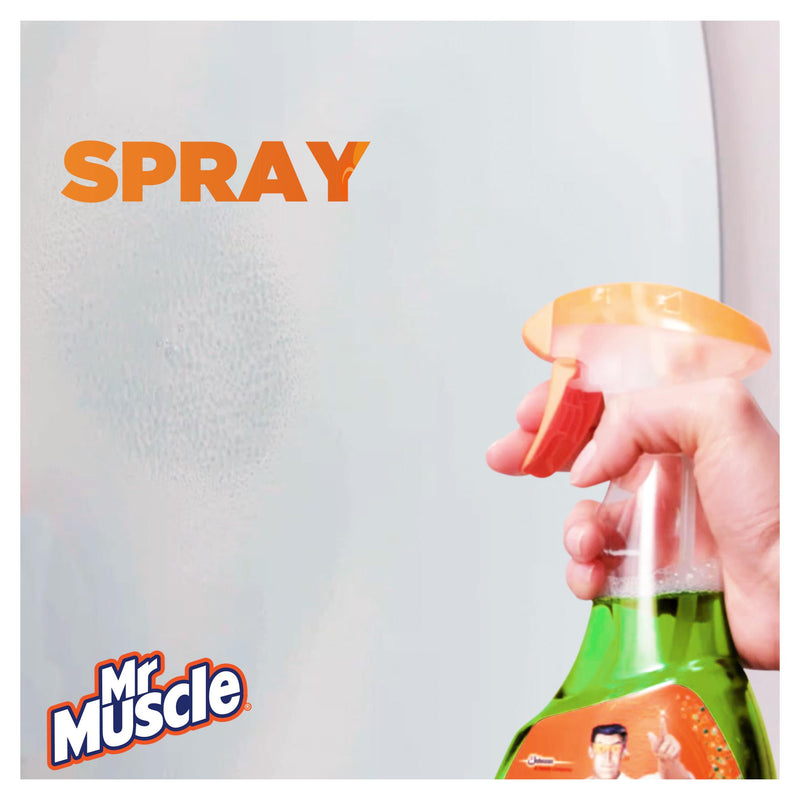 Mr Muscle Platinum window and glass spray 750ml, imported from the UK