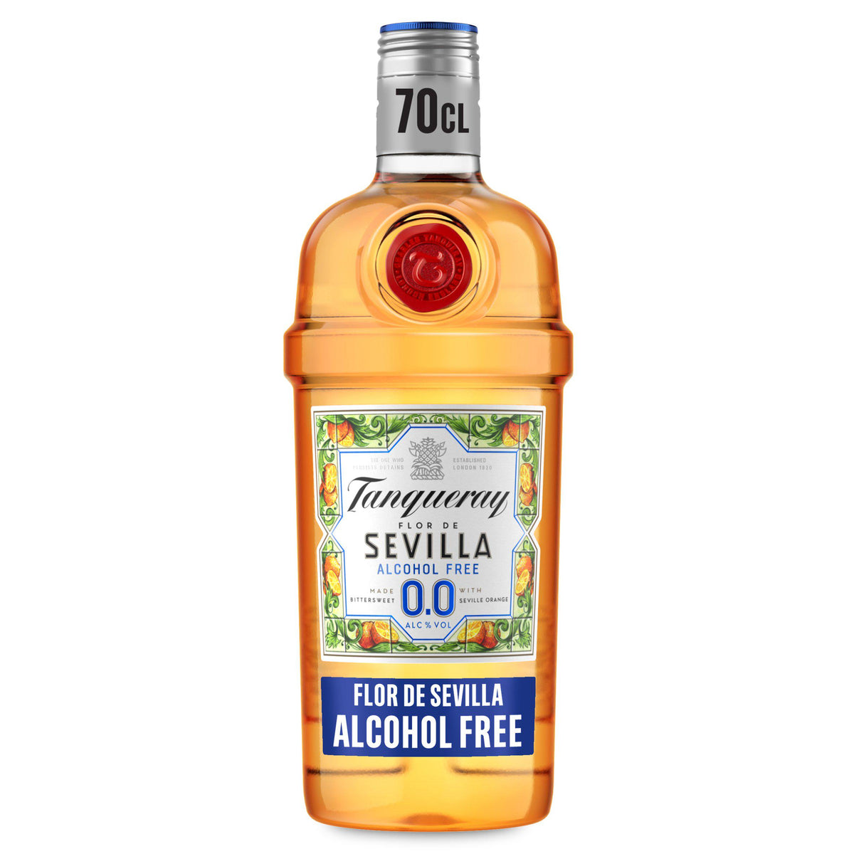 Tanqueray non-alcoholic spirit Flor de Sevilla 70cl, UK version