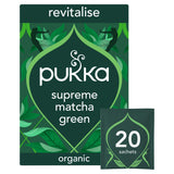 Pukka organic supreme matcha green tea 20 tea bags, UK version