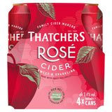 Thatchers Rosé sweet sparkling cider 4x440ml, UK version