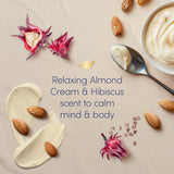Dove almond and hibiscus bath soak 450ml (British brand)