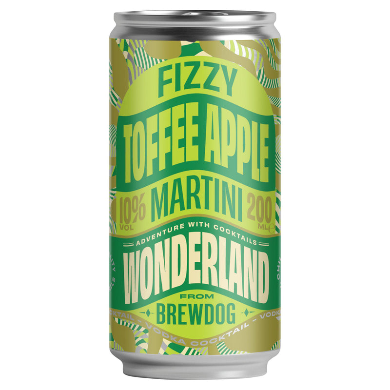 BrewDog Fizzy Toffee Apple Martini cocktail 200ml (British brand)