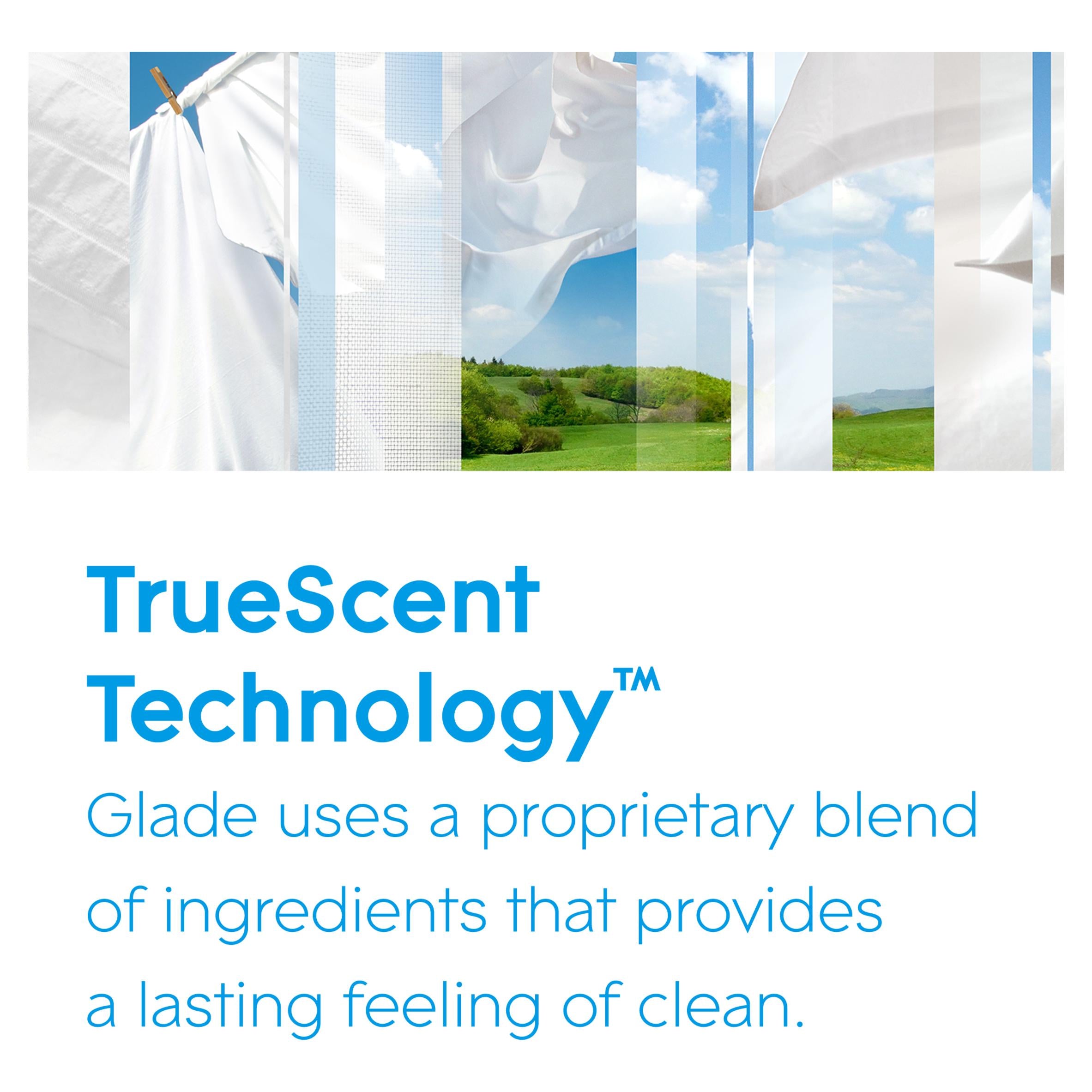 Glade Touch & Fresh Clean Linen air freshener refill 10ml - British product