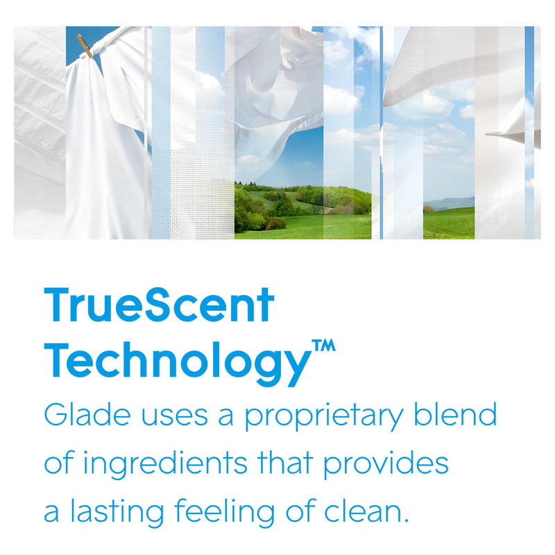 Glade Touch & Fresh Clean Linen air freshener refill 10ml - British product
