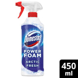 Domestos Power Foam Arctic Fresh Toilet & Bathroom Cleaner Spray 450ml GOODS Sainsburys   