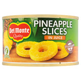 Del Monte pineapple slices in juice 220g, imported from the UK