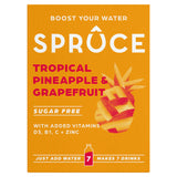 Pineapple & Grapefruit Fruit Powder with Vitamins, 7 Sachets, 12g Each