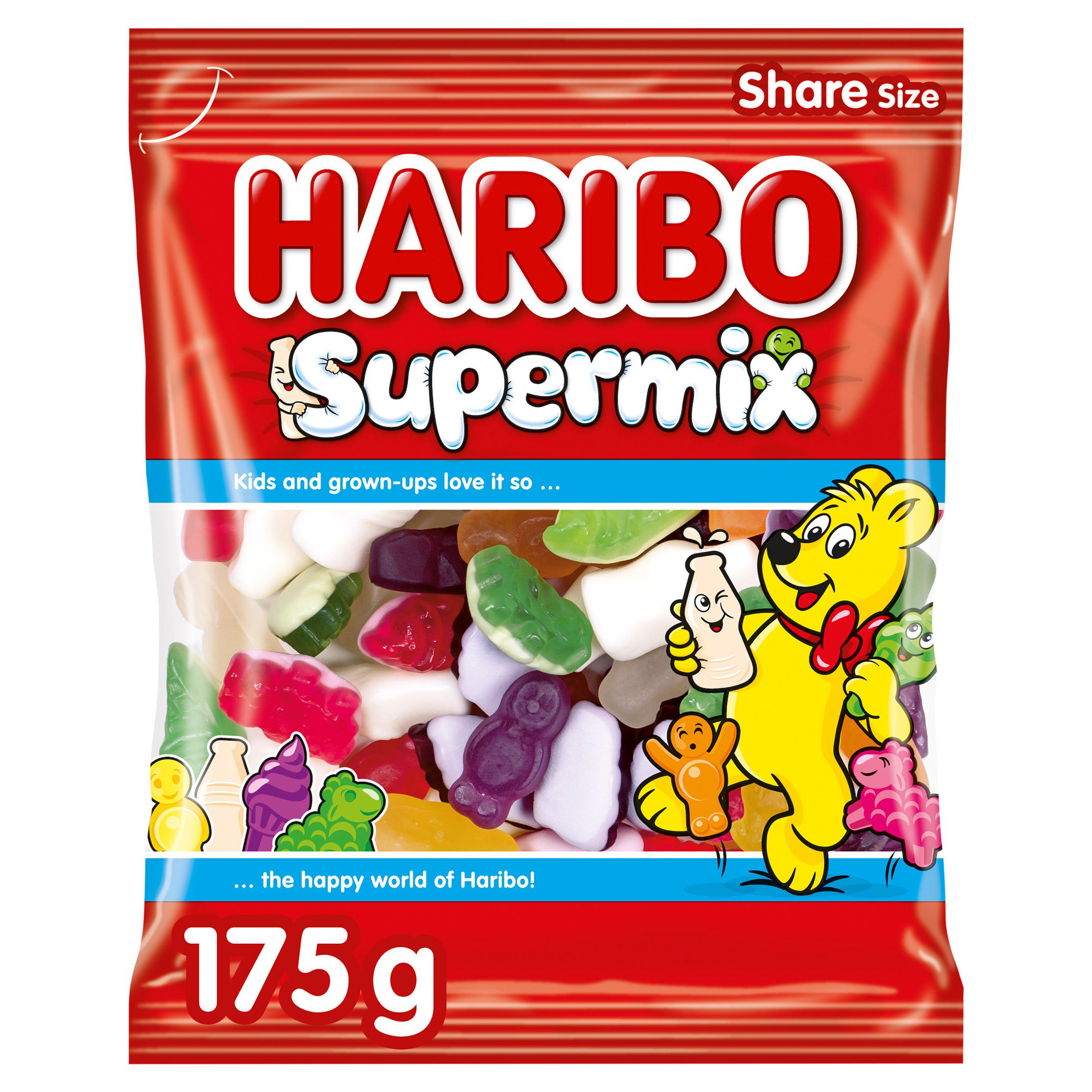Haribo Supermix gummy sweets 175g (British brand)