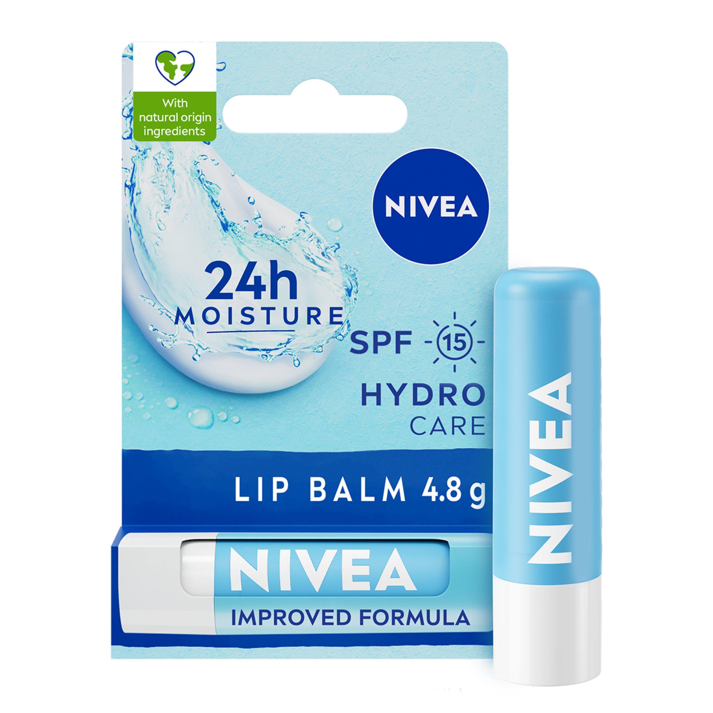 Nivea Hydro Care Lip Balm SPF15 4.8g - British product