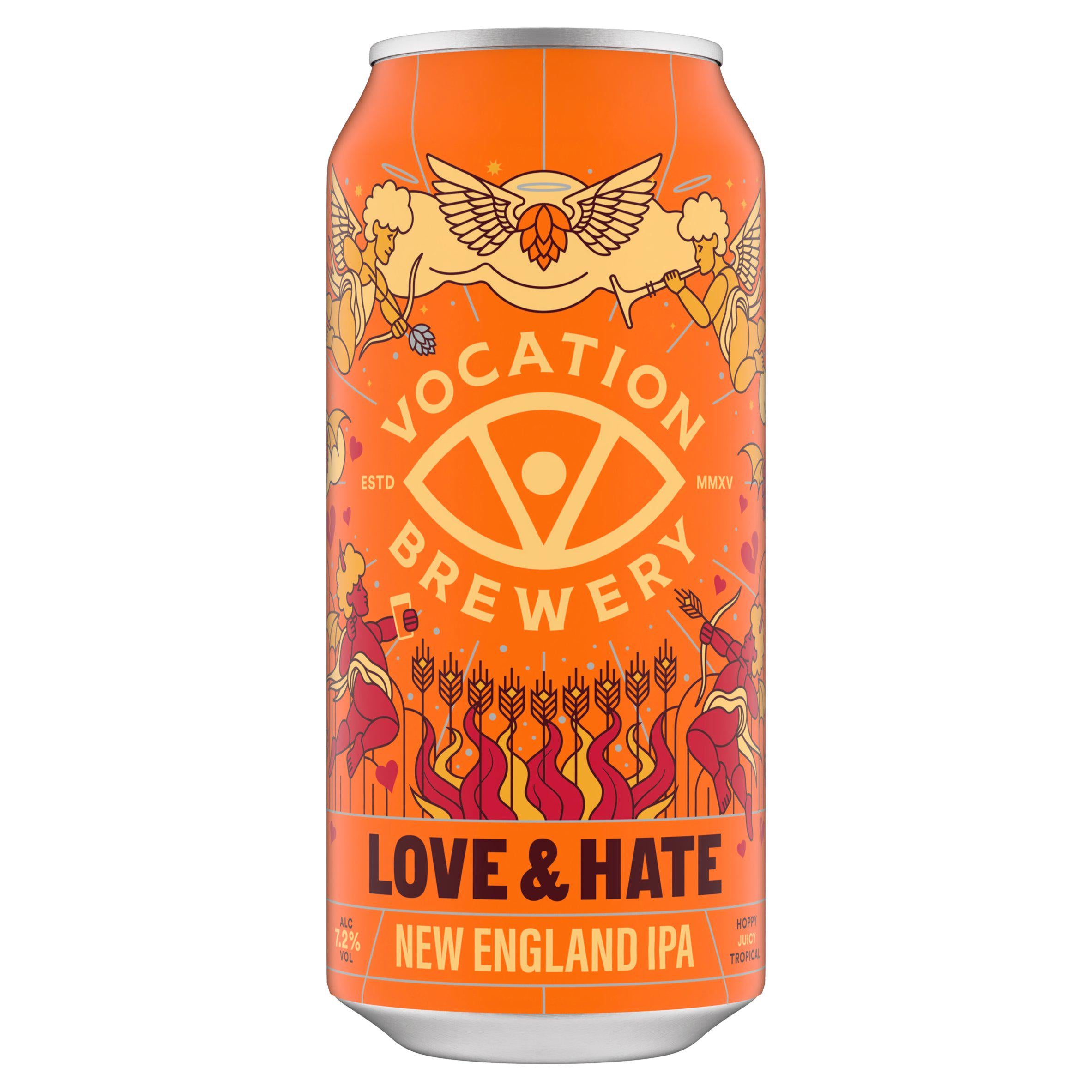 Vocation Love & Hate New England IPA 440ml can (British brand)