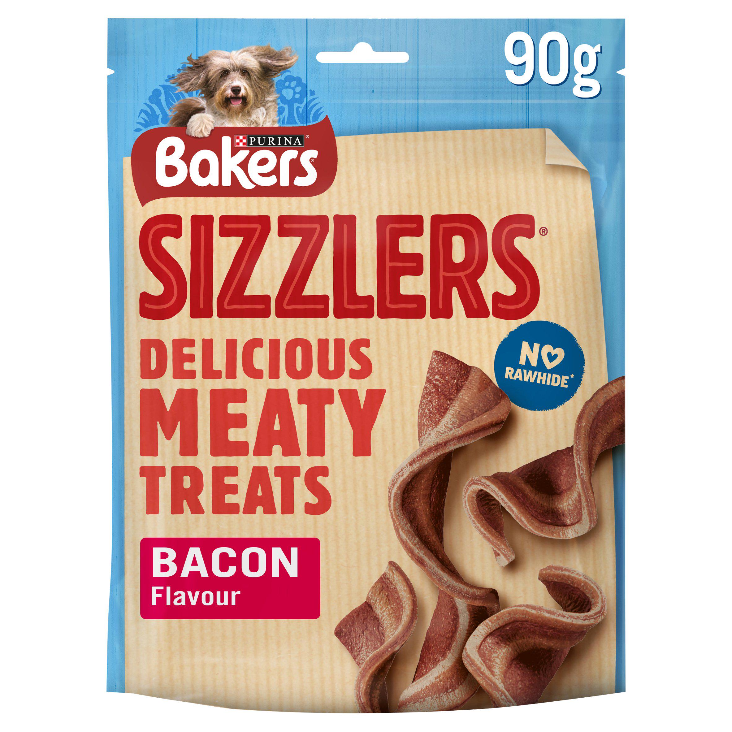 Bakers Sizzlers Dog Treats Bacon 90g GOODS Sainsburys   