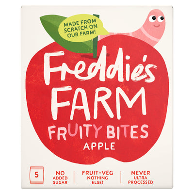 Sainsburys Freddie's Farm Fruit Shapes Apple Dried Apple and Vegetable Bites 5x20g- Buy online at McGrocer
