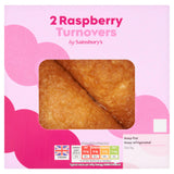 Sainsbury's raspberry turnovers 2 x 65g, UK version