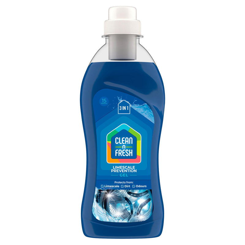 Clean n Fresh 3 In 1 Limescale Prevention Gel 750ml - British product