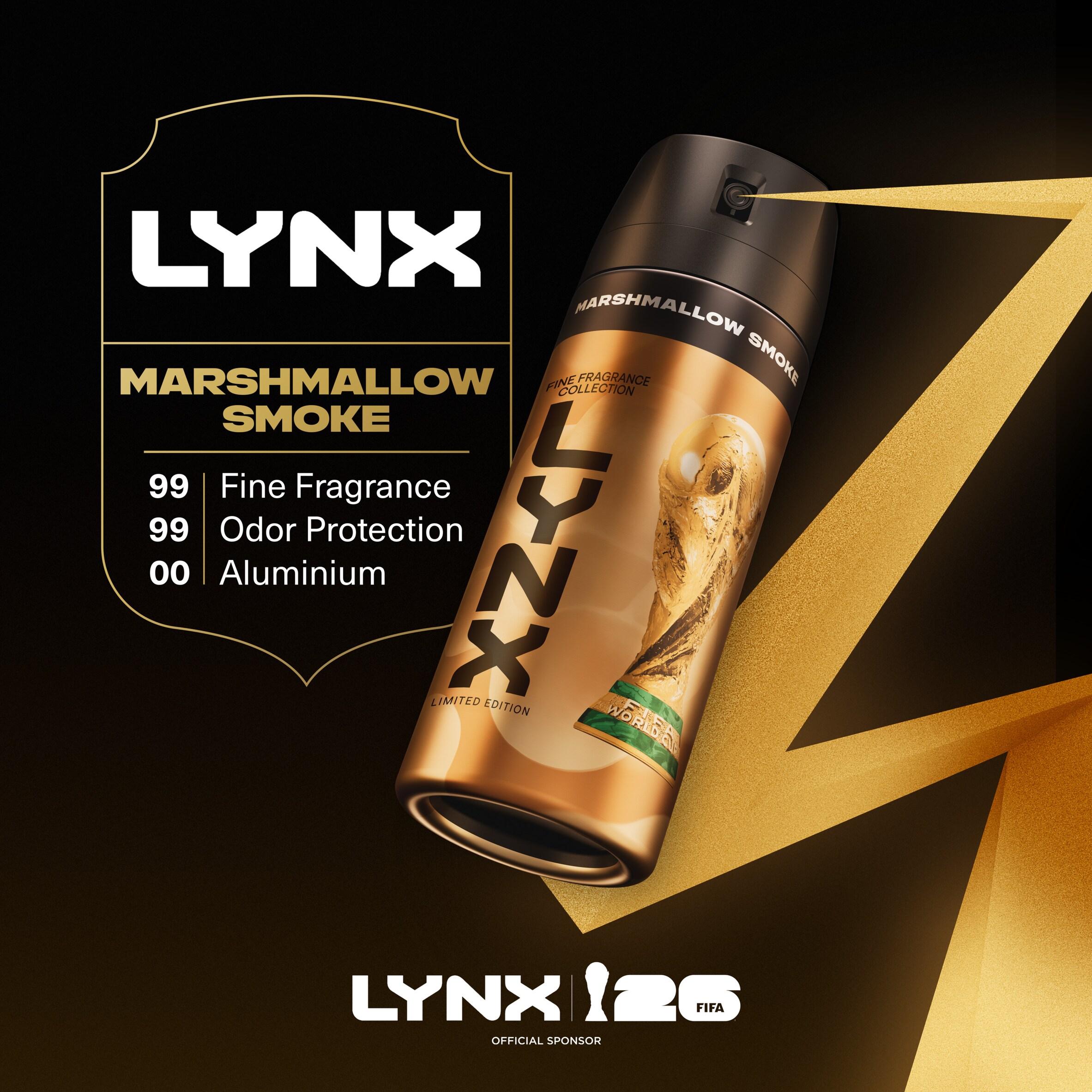 Lynx body spray Marshmallow Smoke 200ml - British product