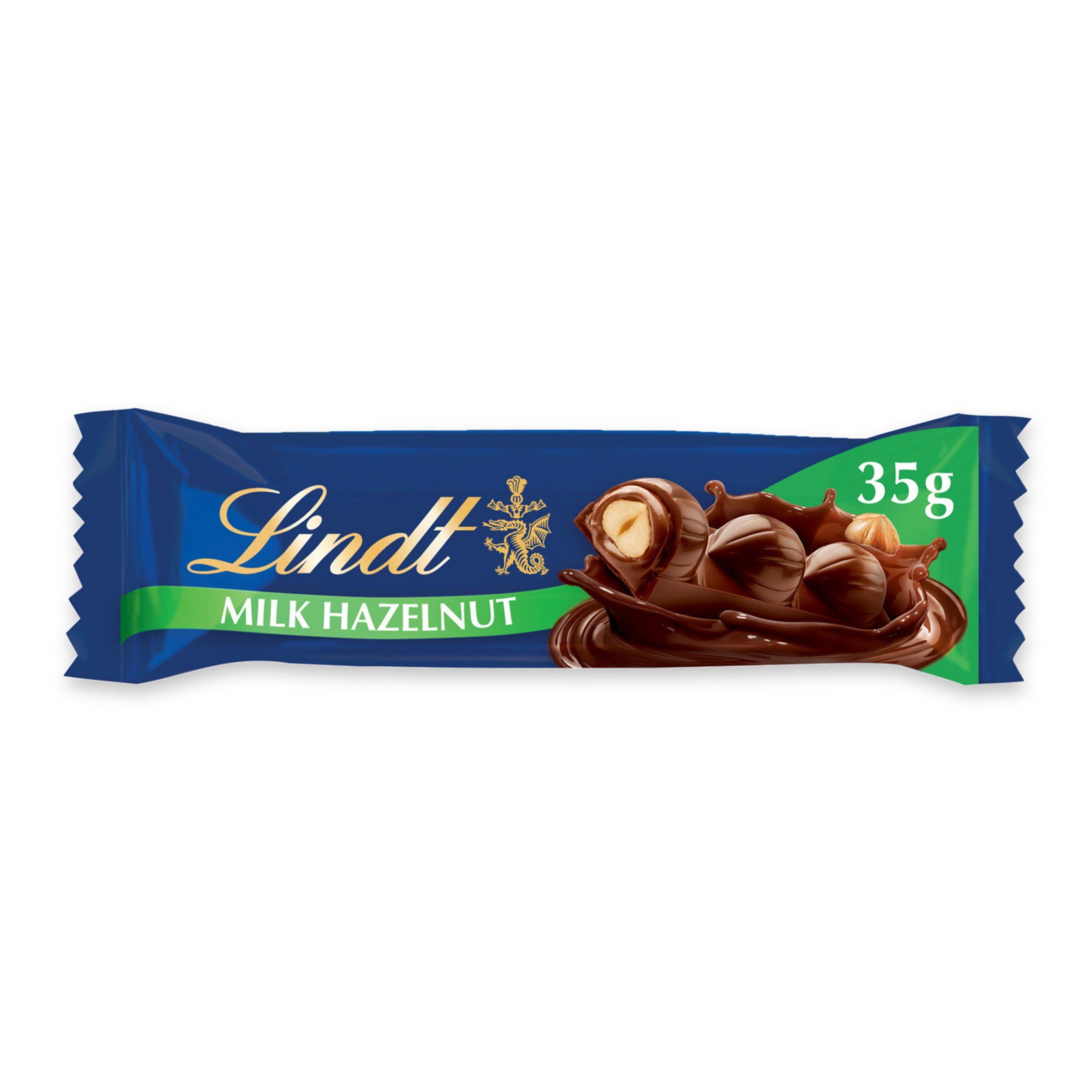 Lindt Nocciolatte milk chocolate hazelnut wrap 35g (British brand)