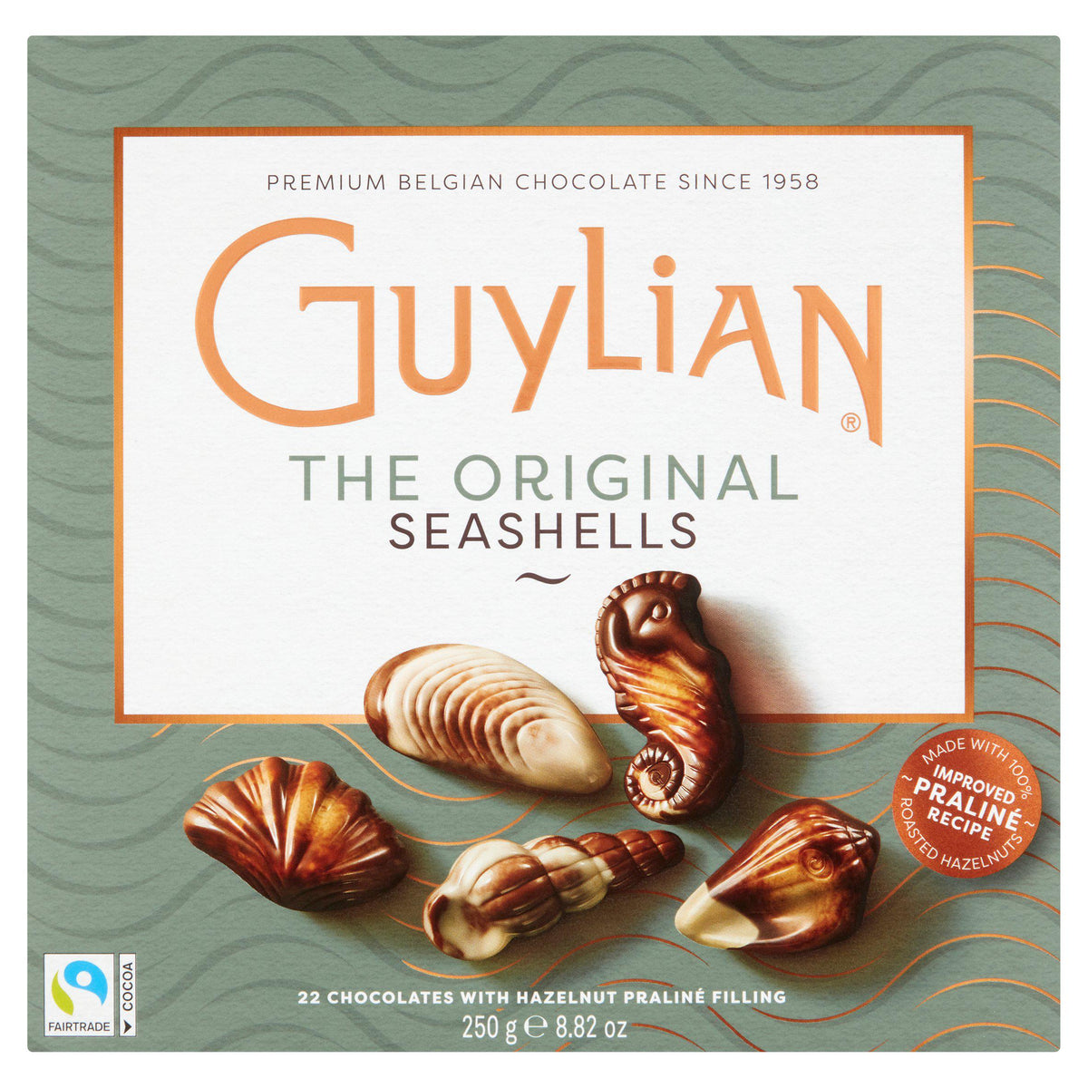 Guylian Belgian Chocolate Seashells 250g, UK version