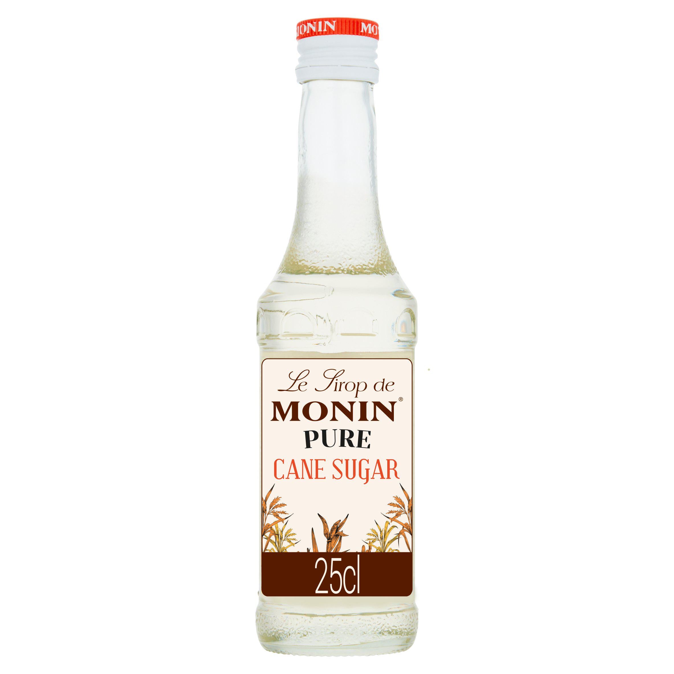 Monin Pure Cane Sugar syrup 250ml - British product
