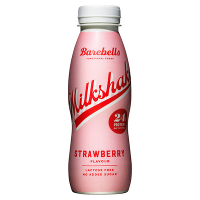 Sainsburys Barebells Protein Milkshake Strawberry Flavour 330ml- Buy online at McGrocer