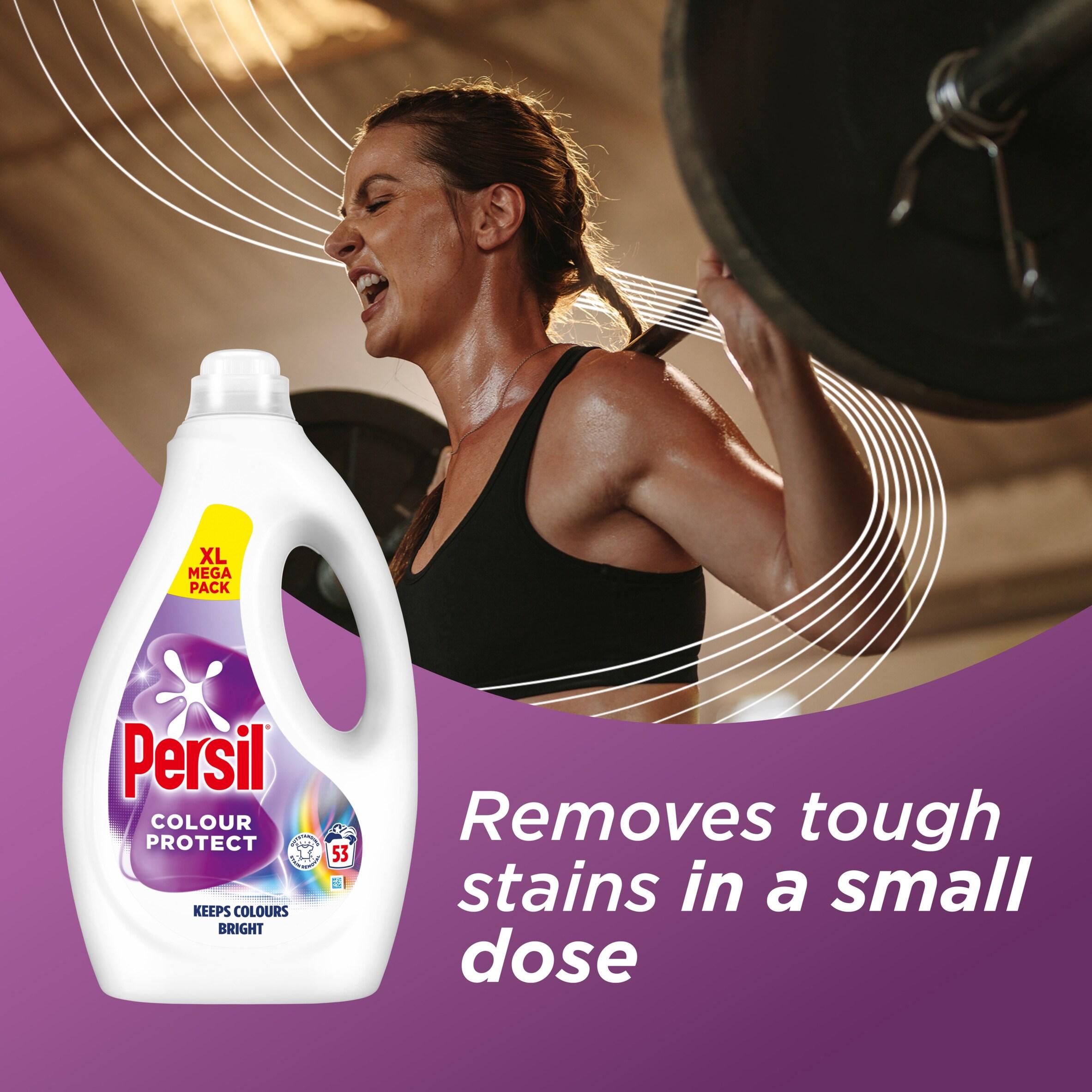 Persil Colour Protect laundry liquid detergent 1.43L, imported from the UK
