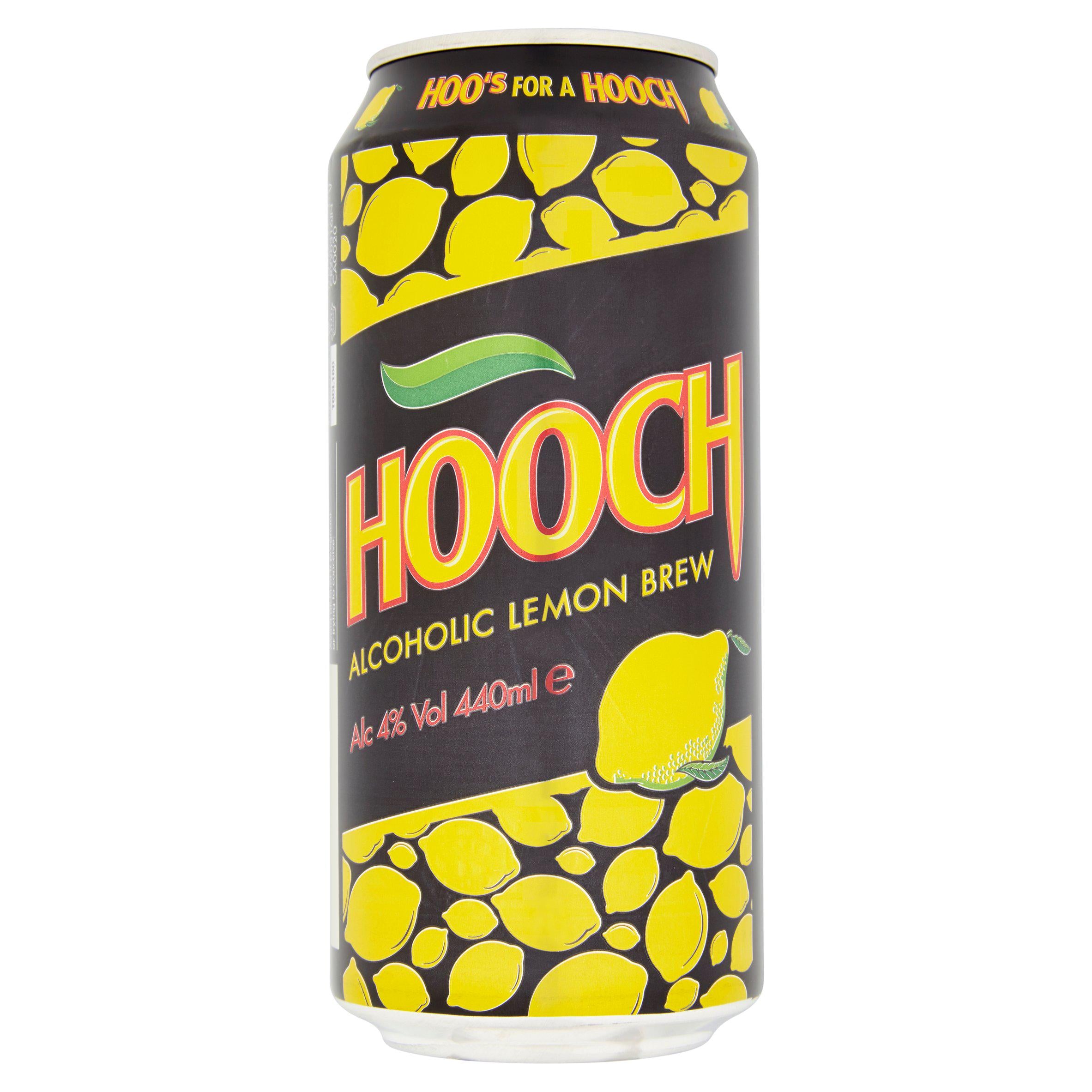 Hooch Alcoholic Lemon Brew Sparkling Drink 440ml, UK version