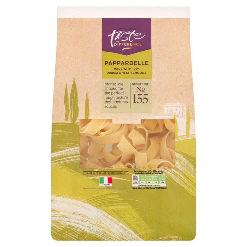 Sainsbury's Taste the Difference pappardelle pasta 500g, UK version