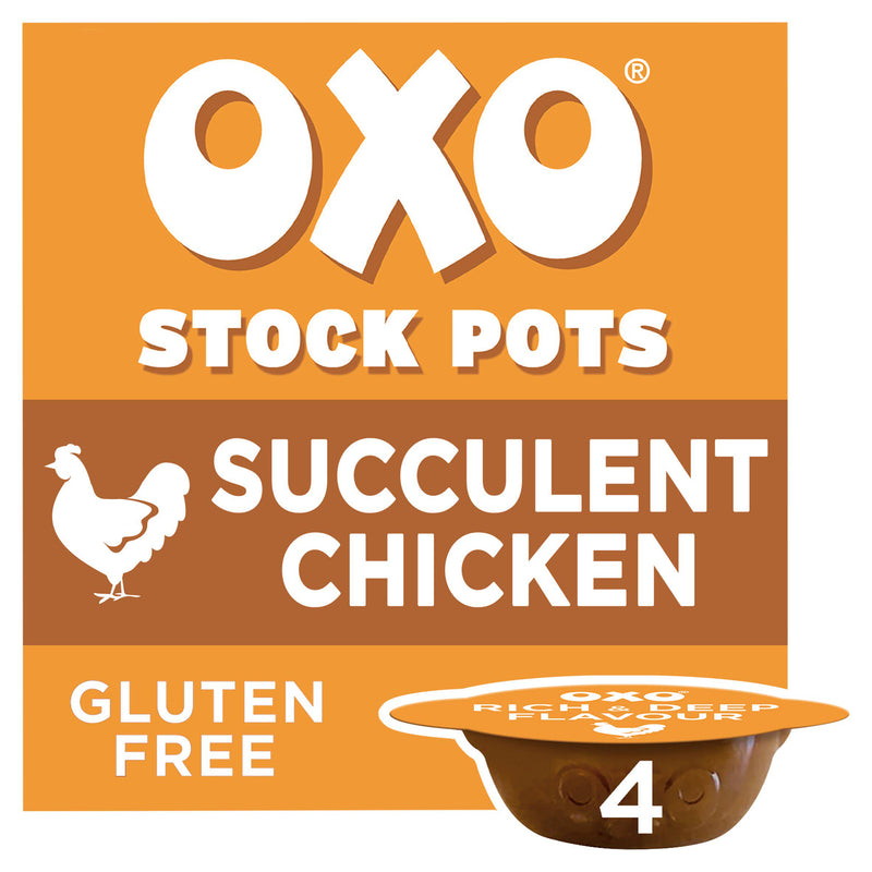 Oxo chicken stock pots bay and parsley 80g, imported from the UK