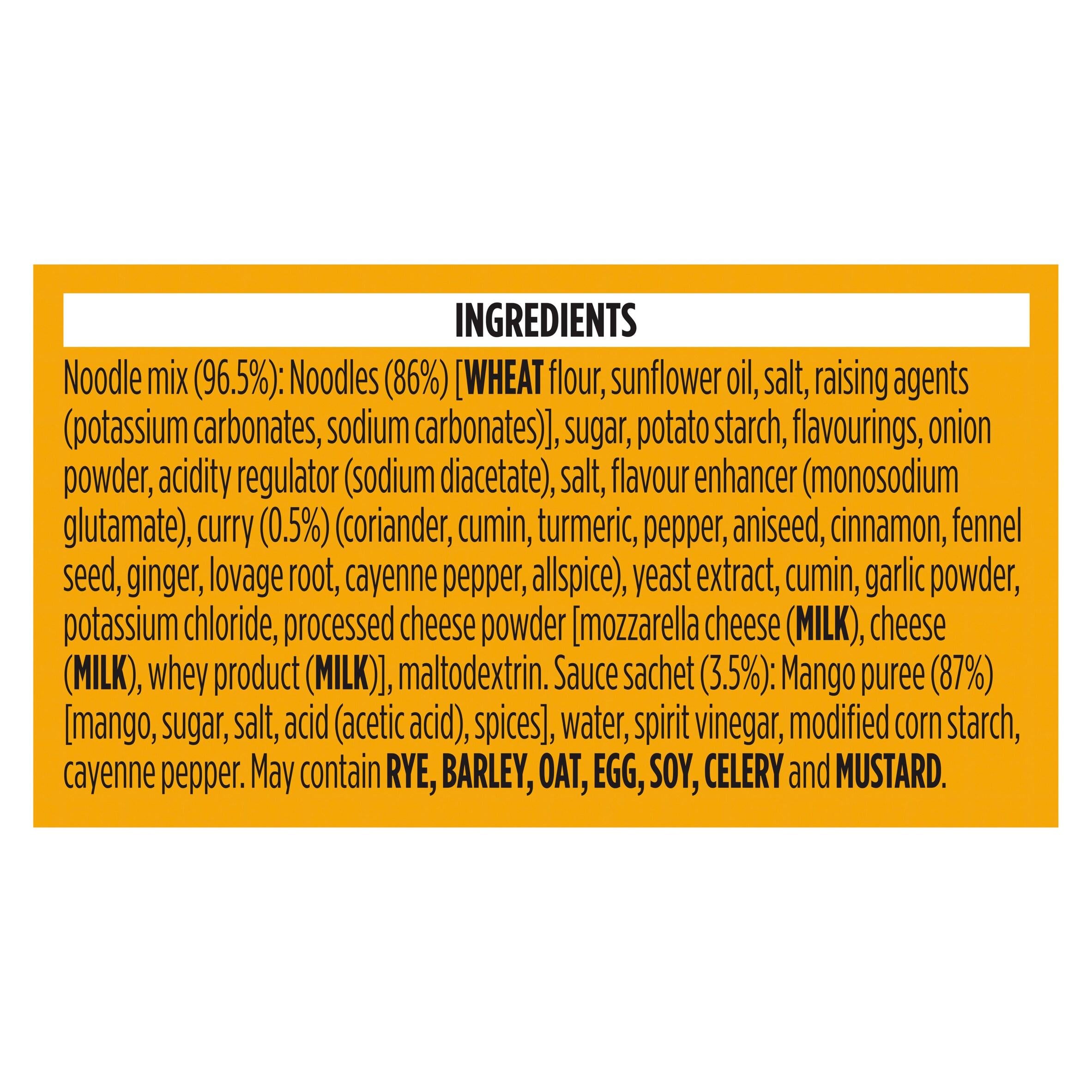 Pot Noodle curry instant noodles 114g, imported from the UK