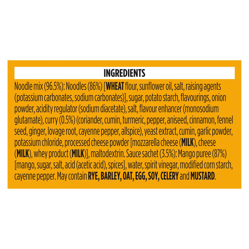 Pot Noodle curry instant noodles 114g, imported from the UK