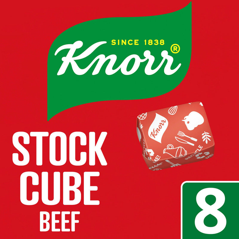 Knorr beef stock cubes 8x10g (British brand)