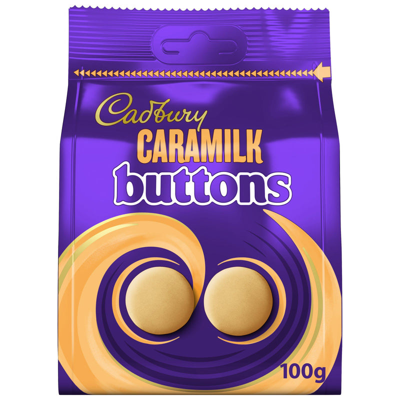 Cadbury Caramilk golden caramel chocolate buttons 105g - British product