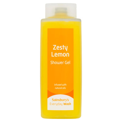 Sainsburys Sainsbury's Everyday Wash Zesty Lemon Shower Gel 500ml- Buy online at McGrocer