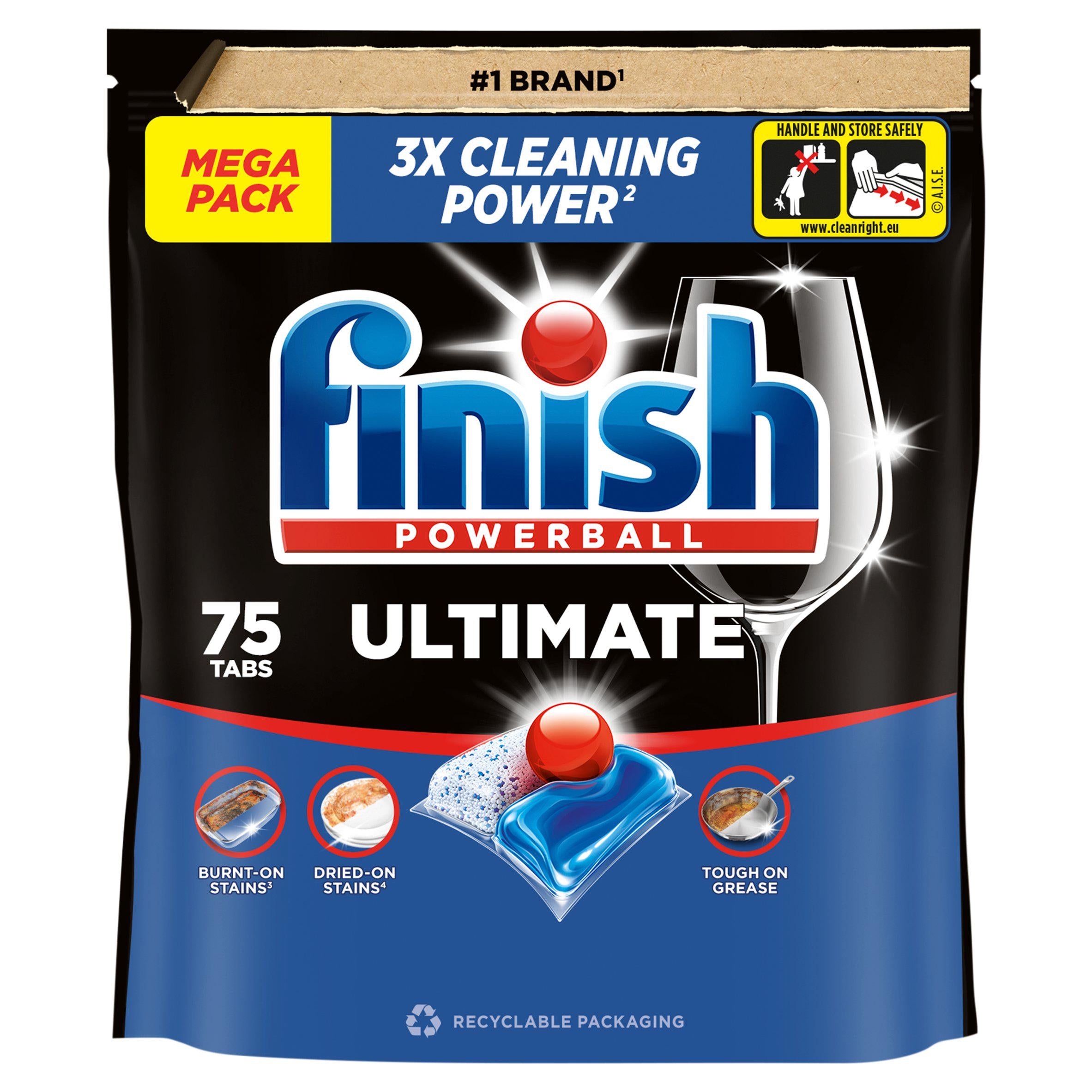 Finish Ultimate All In One Fresh Dishwasher Tablets 75 - British product