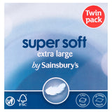 Sainsbury's Mansize Compact Tissues 2x50 sheets, imported from the UK