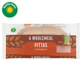 Sainsbury's wholemeal pitta bread pack of 6, imported from the UK