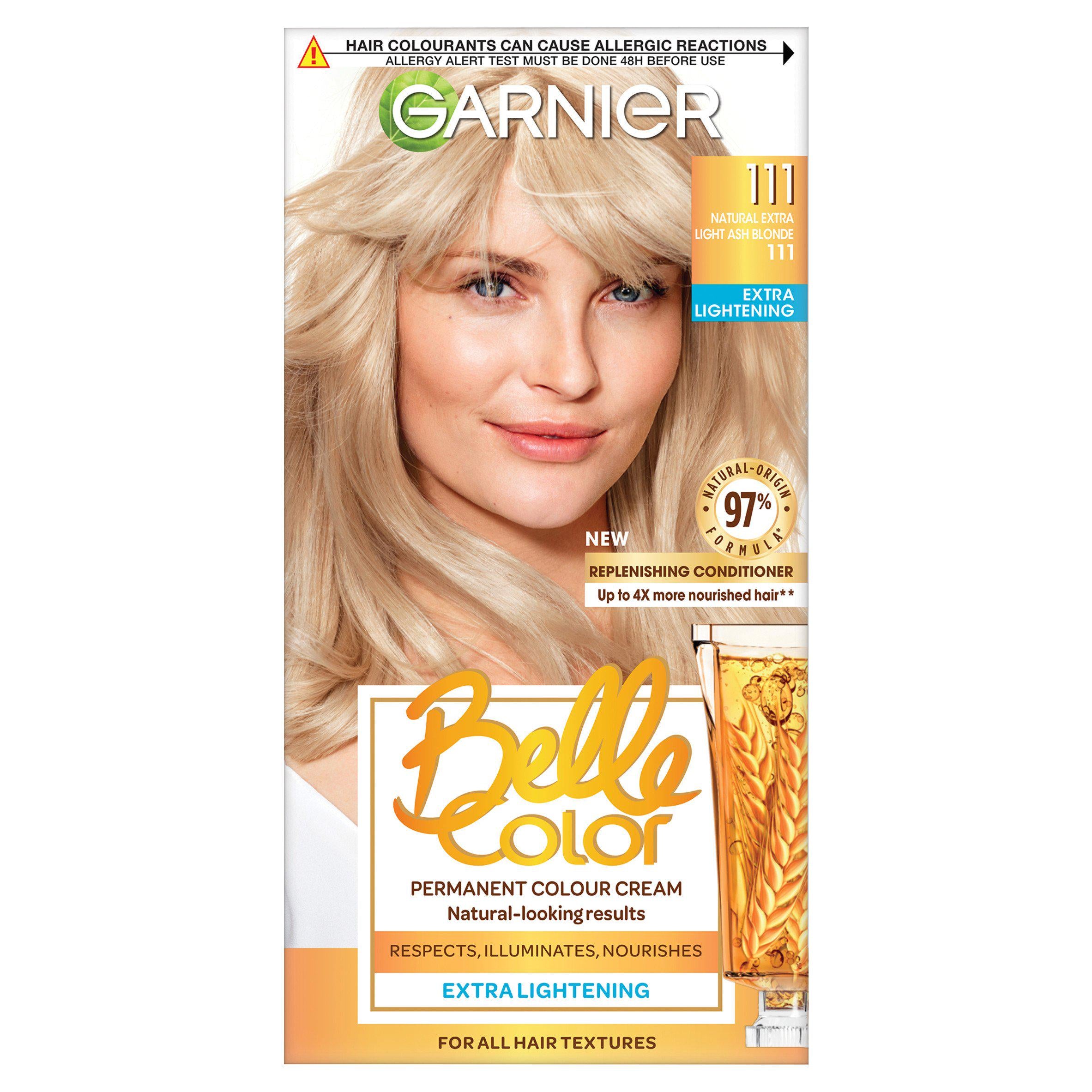 Garnier Belle Color 111 ash blonde hair dye, imported from the UK