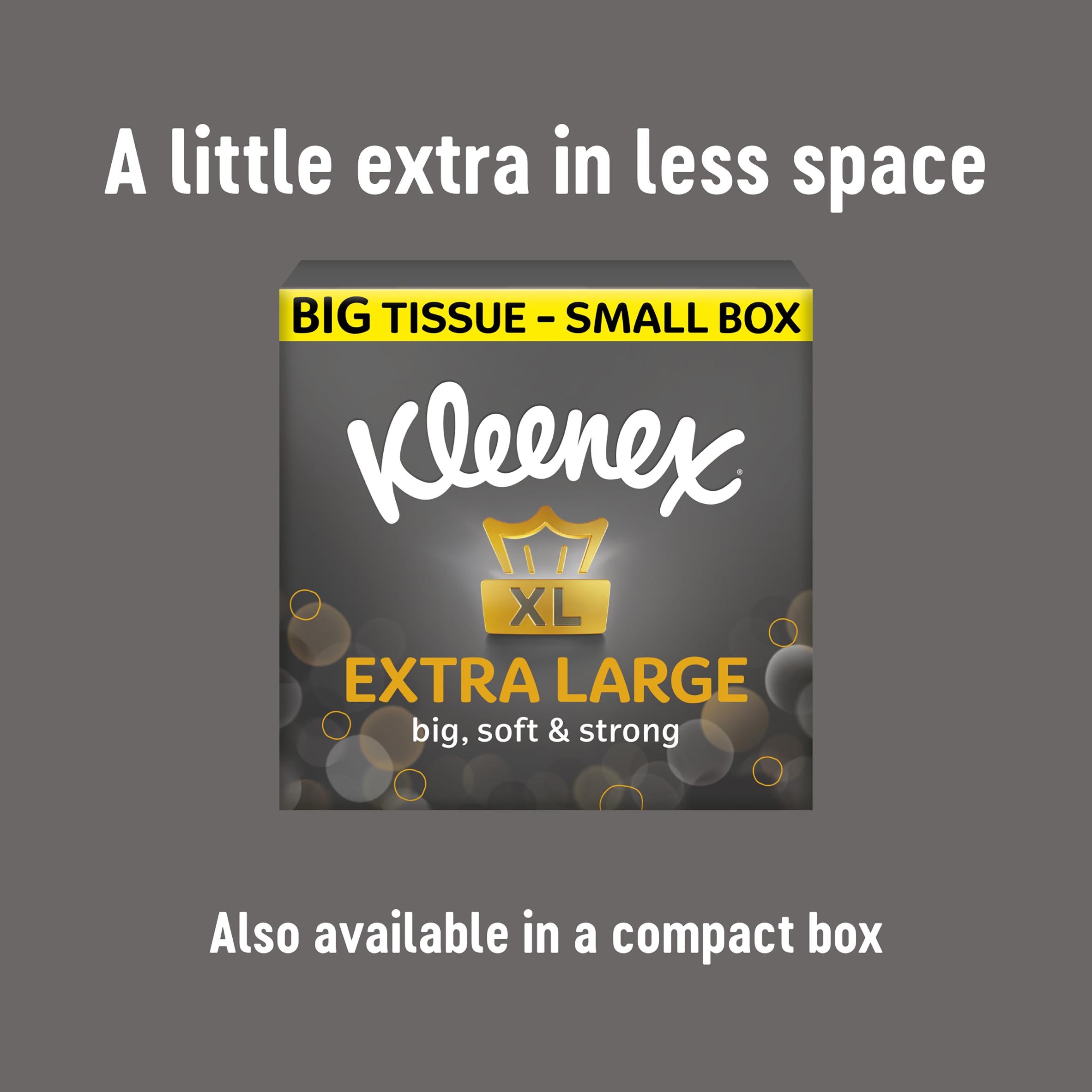 Kleenex extra large tissues 2x90 sheets, UK version
