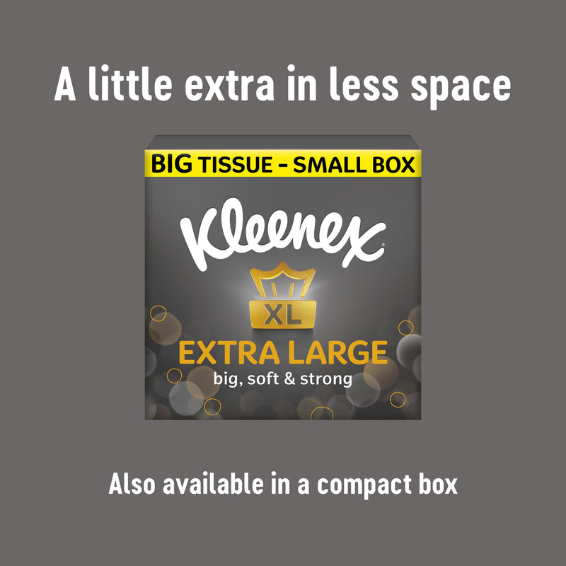Kleenex extra large tissues 2x90 sheets, UK version