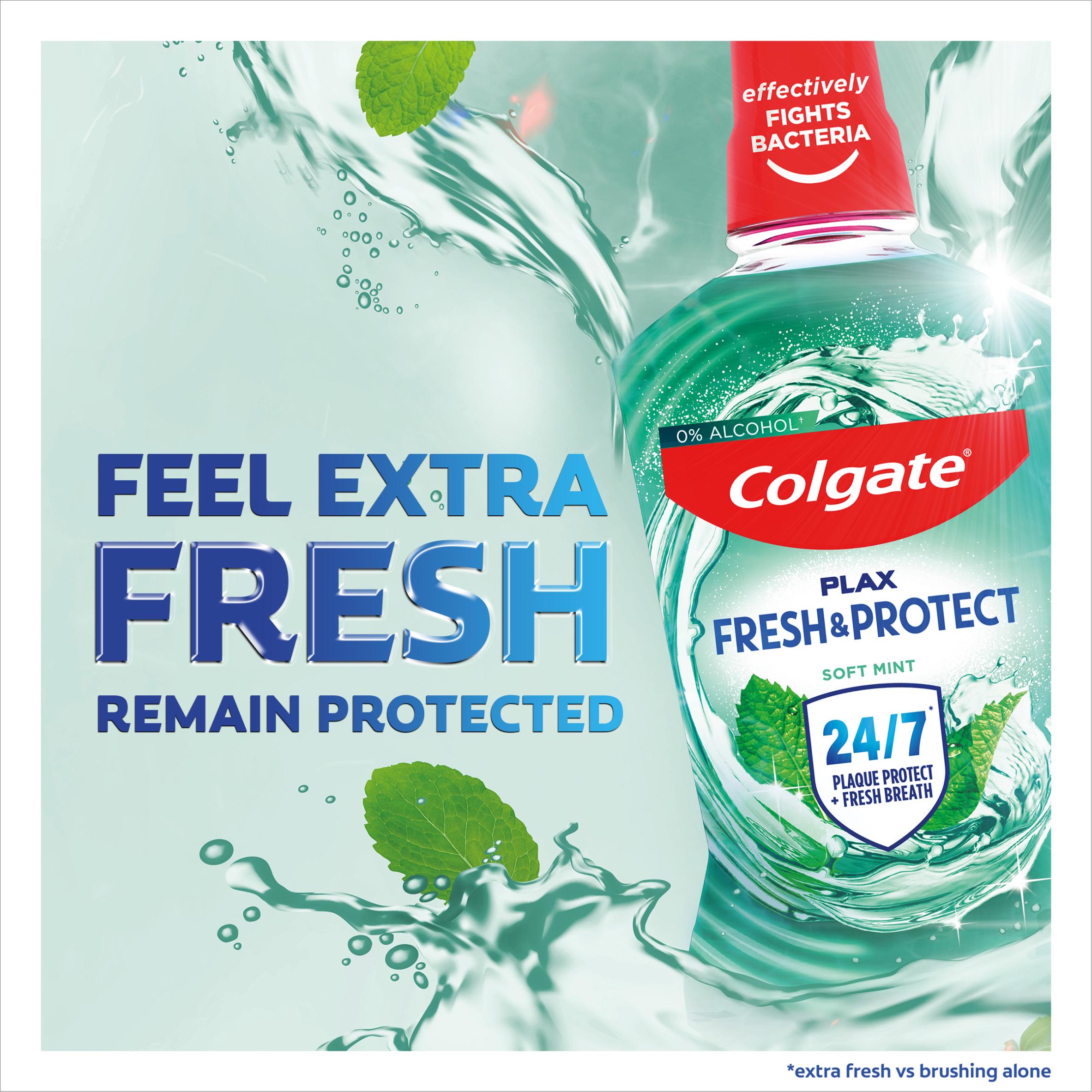 Colgate Plax Soft Mint mouthwash 500ml, UK version