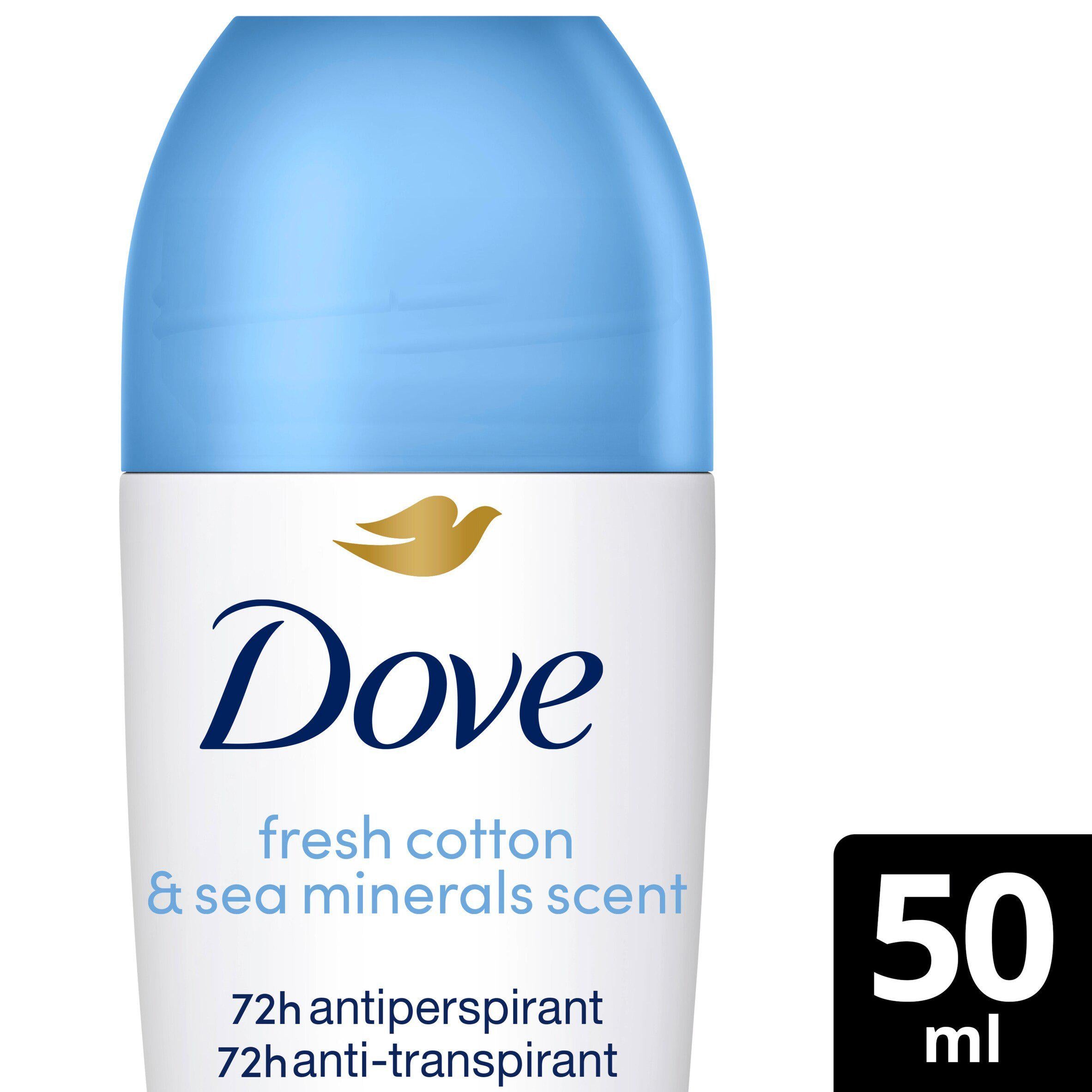 Dove deodorant Fresh Cotton 50ml, imported from the UK