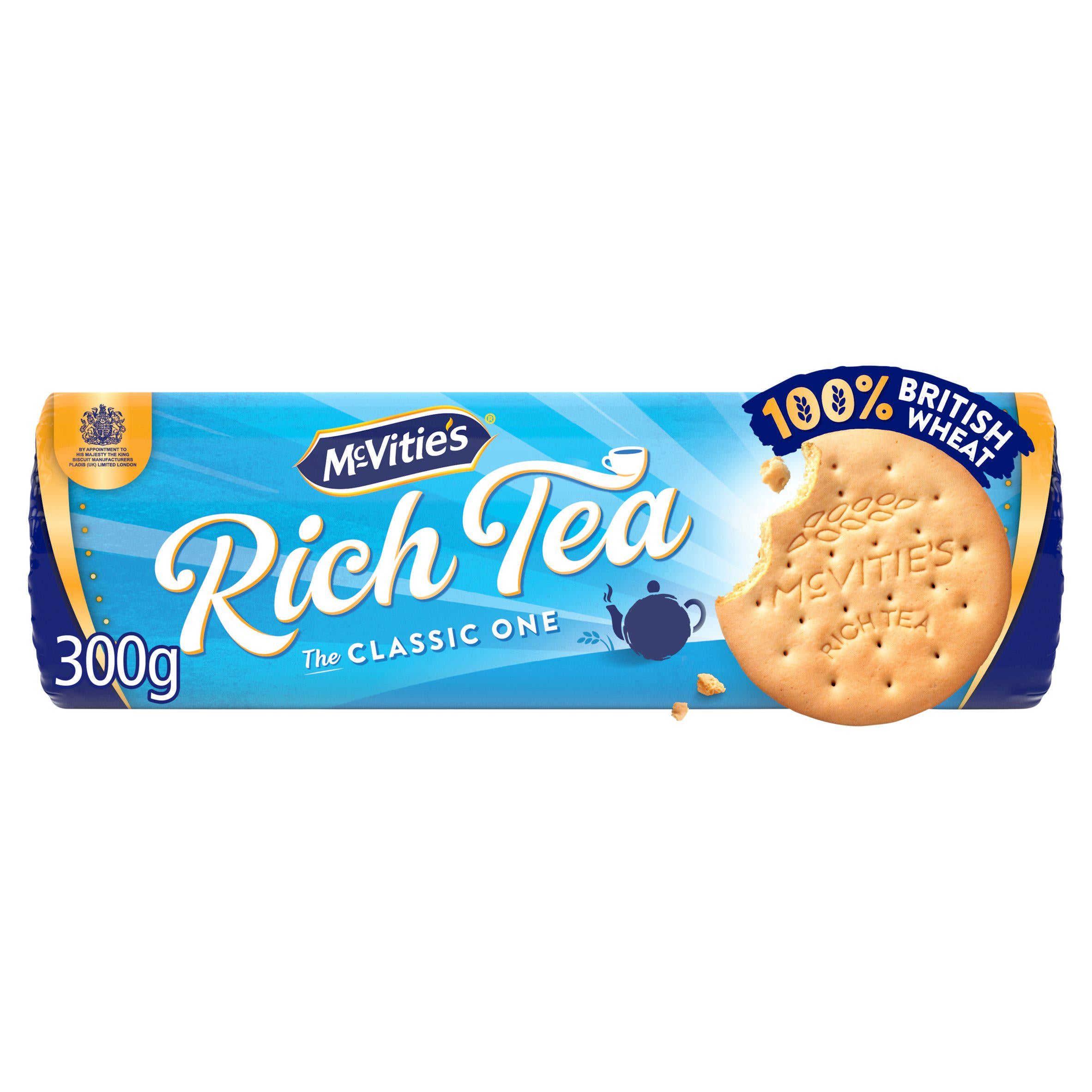 McVitie's Rich Tea biscuits 300g, imported from the UK