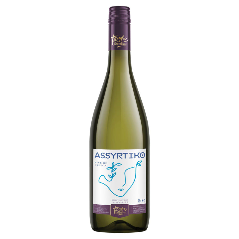Sainsbury's Taste the Difference Assyrtiko white wine 75cl, imported from the UK