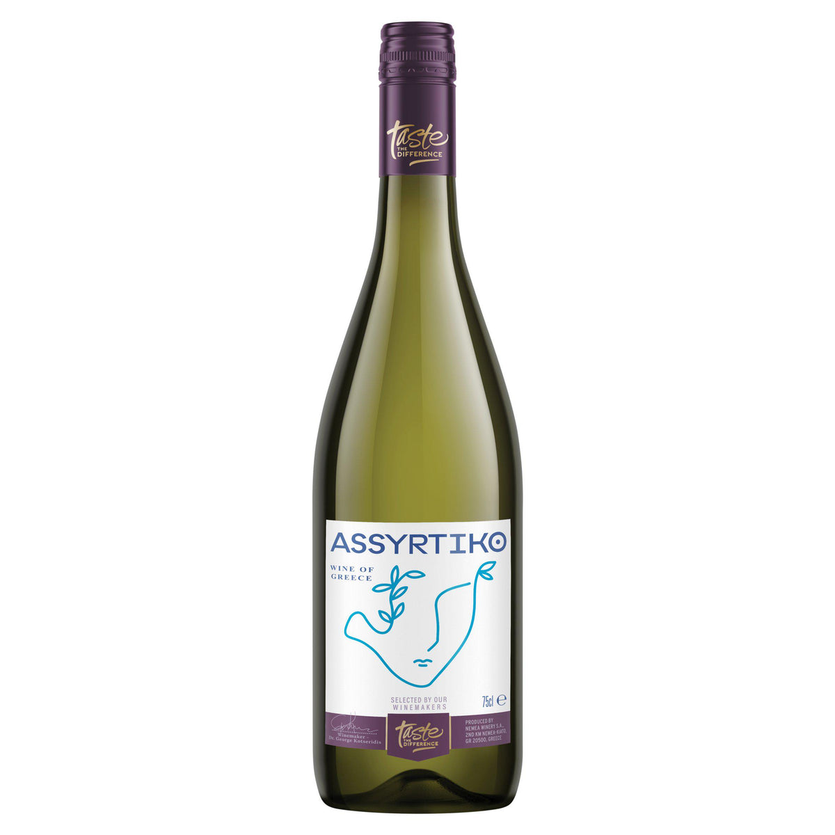 Sainsbury's Taste the Difference Assyrtiko white wine 75cl, imported from the UK